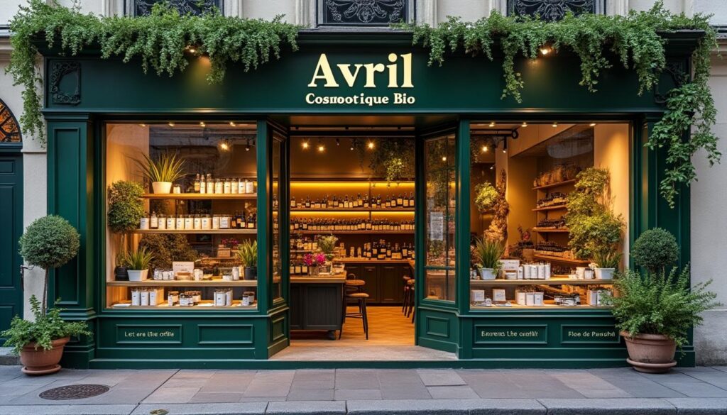 Découvrez la boutique avril cosmétique bio à paris montmartre et ses produits naturels