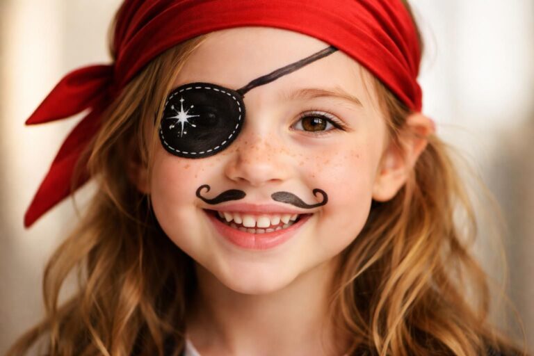 Idées de maquillage pirate pour fillette : guide facile et amusant