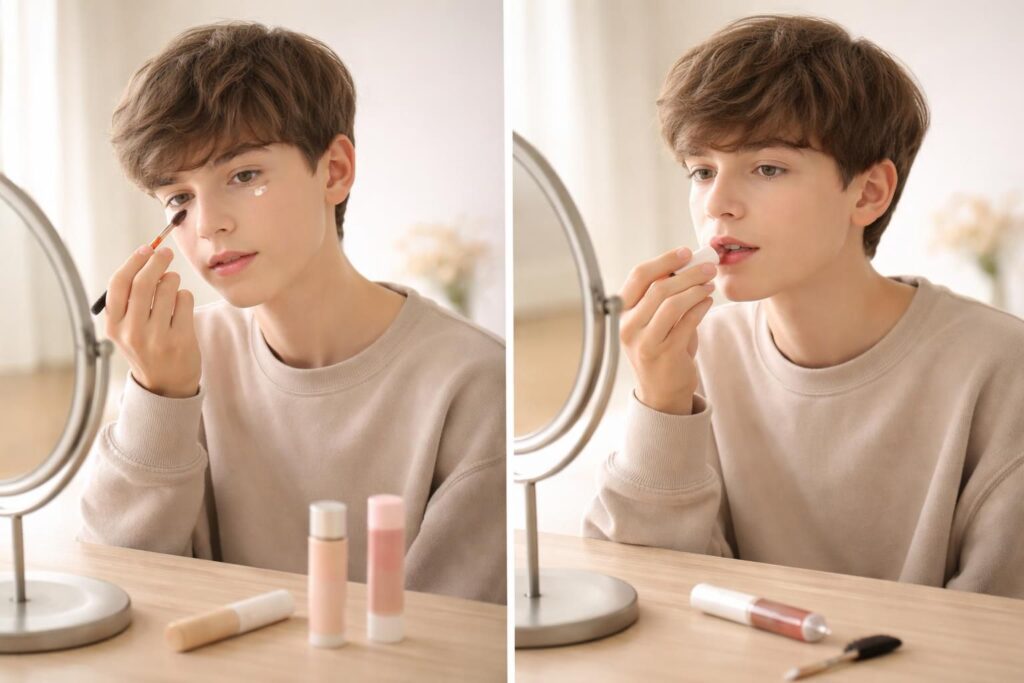 Maquillage garçon facile et rapide : astuces pour un look naturel en quelques minutes