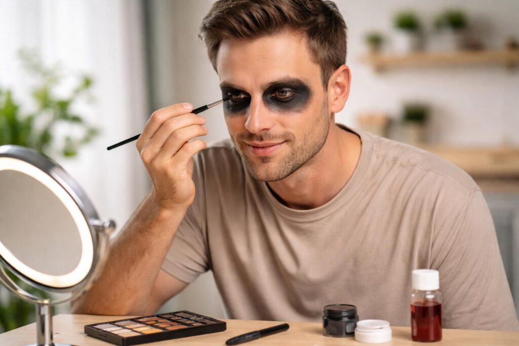 Maquillage halloween facile pour homme : nos astuces simples et rapides