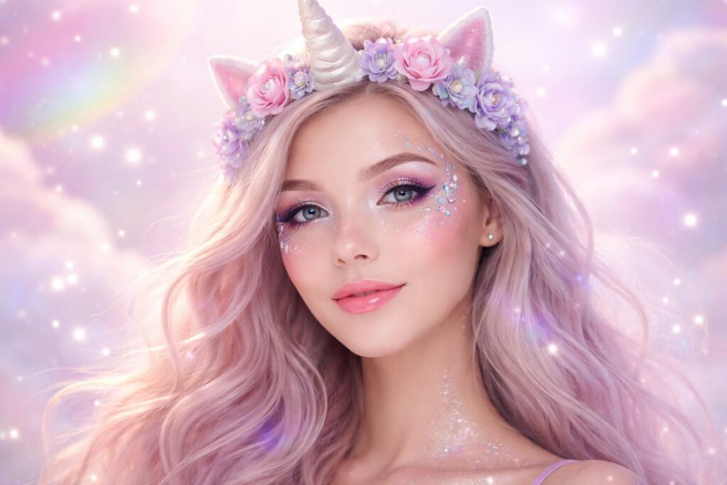 Maquillage licorne facile : astuces simples pour un look féerique