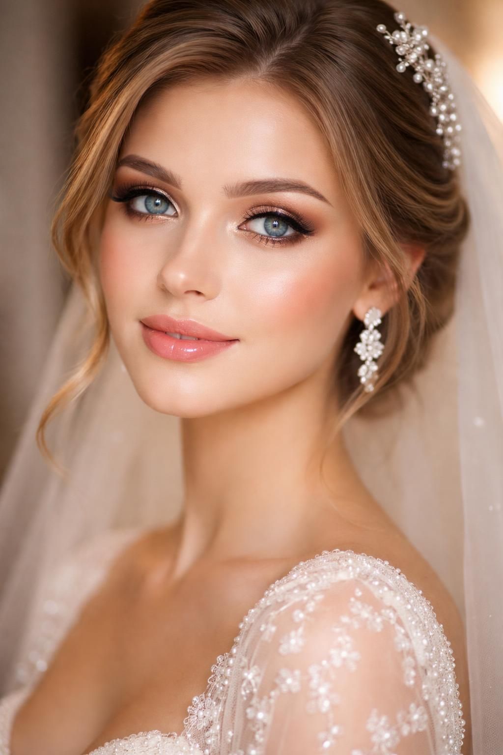 découvrez nos conseils et idées tendance de maquillage pour sublimer les yeux bleus des mariées, pour un look élégant et lumineux le jour j.