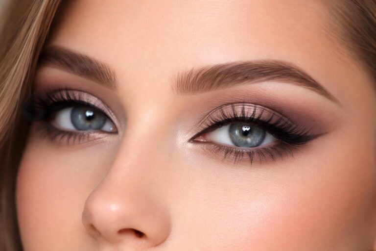 Maquillage pour les yeux bleu gris : astuces et techniques pour sublimer votre regard