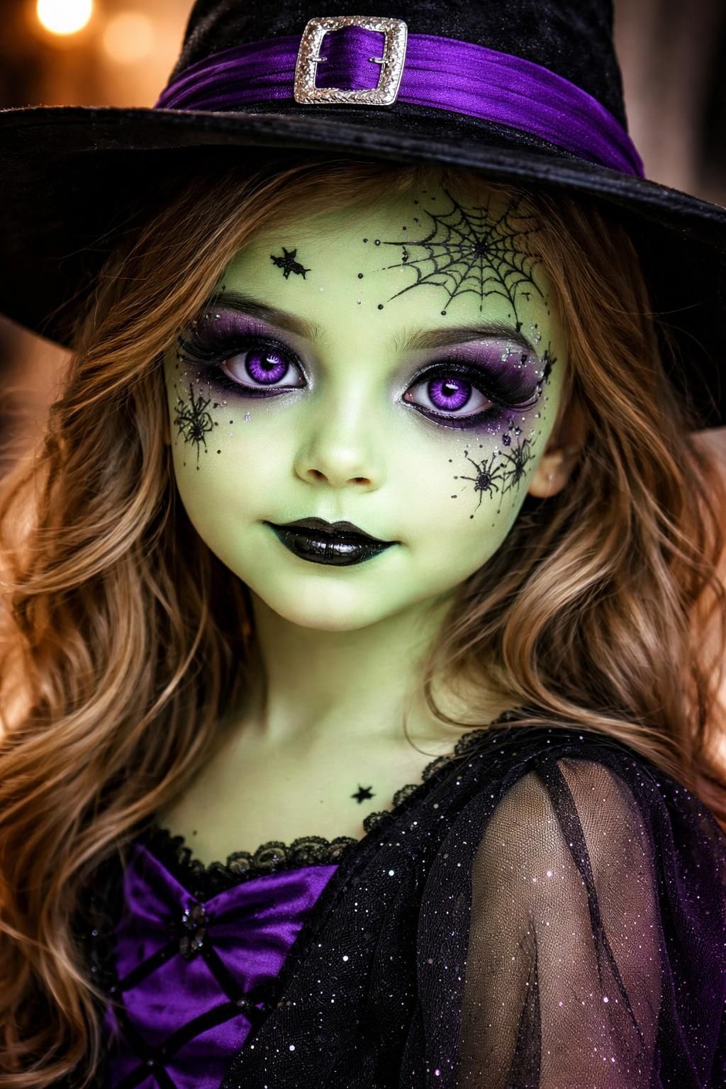 découvrez un maquillage sorcière simple et rapide à réaliser pour les petites filles, parfait pour halloween ou une fête costumée.