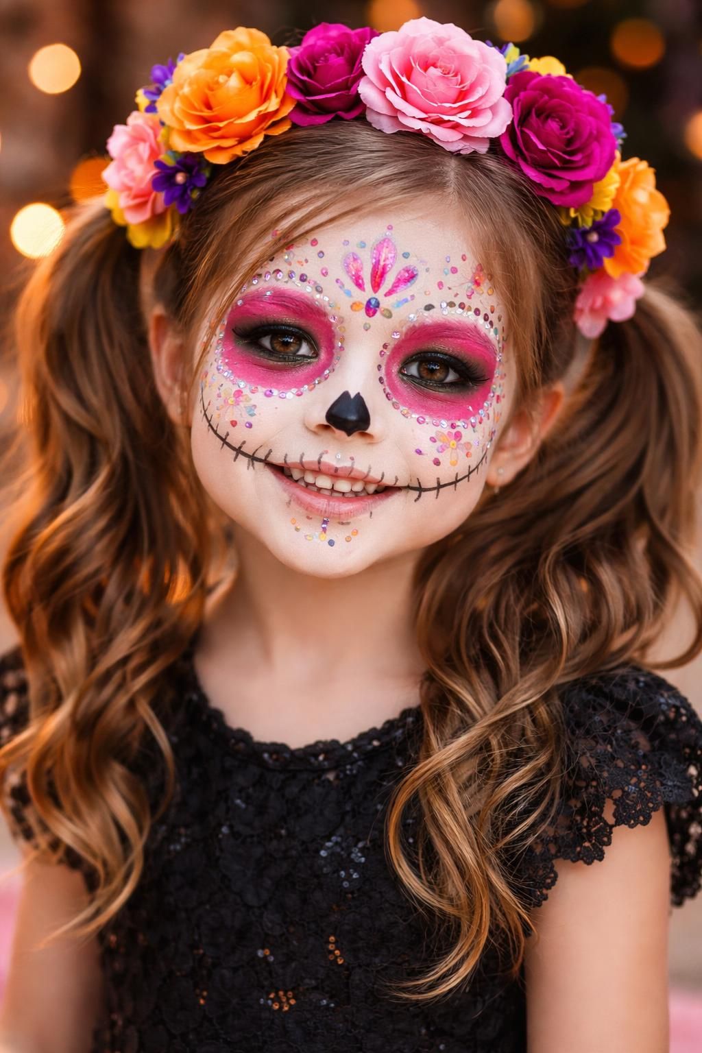 découvrez des astuces simples pour un maquillage squelette fillette à la fois effrayant et adorable, parfait pour halloween ou une fête costumée.