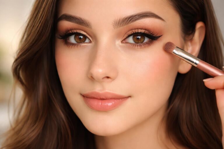 Tuto maquillage pour sublimer les yeux marrons facilement