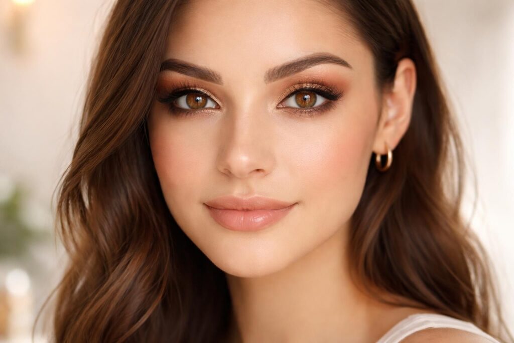 Tutoriel maquillage pour sublimer les yeux marrons facilement