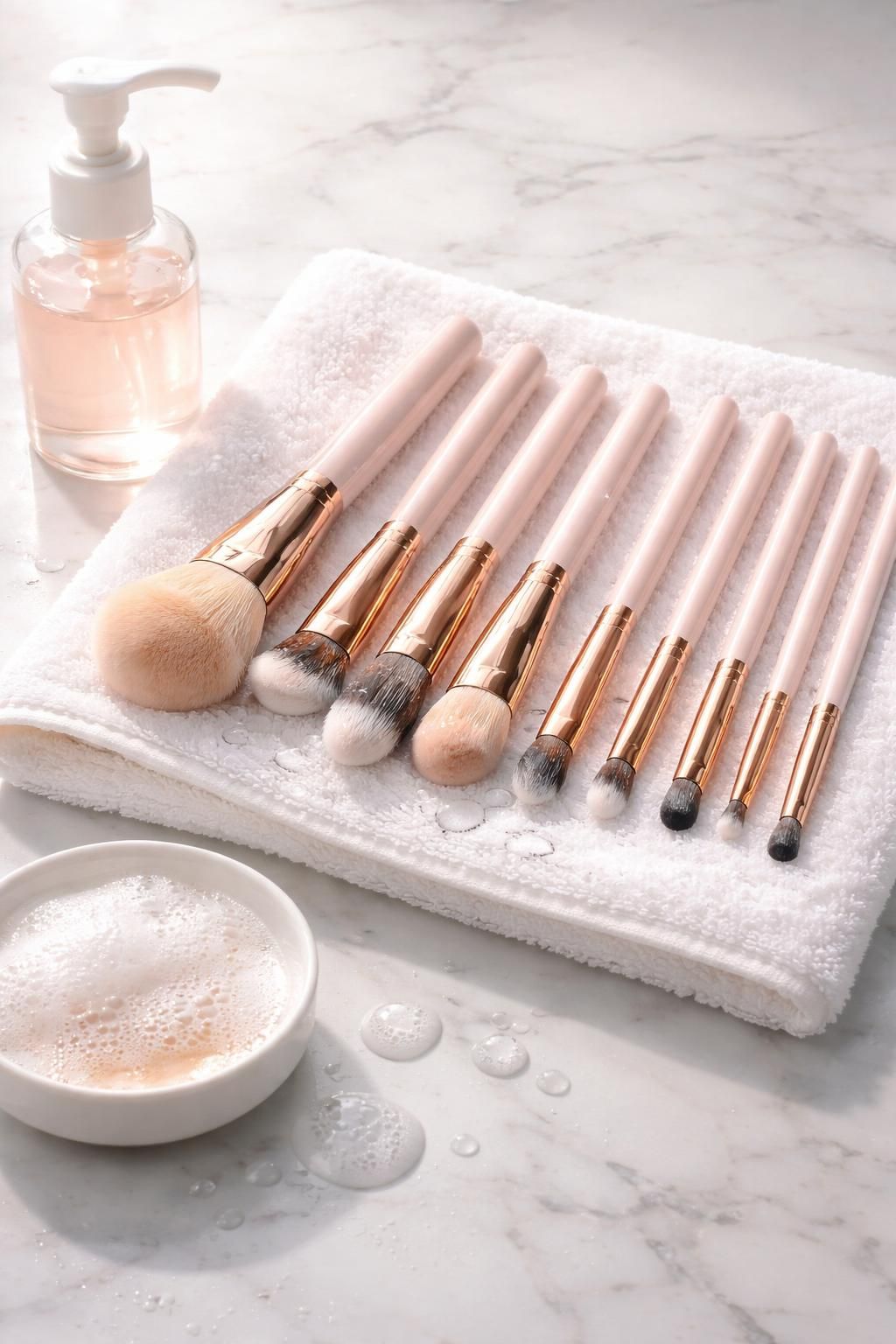 découvrez nos astuces pour nettoyer efficacement vos pinceaux de maquillage et préserver leur qualité tout en garantissant une application impeccable.