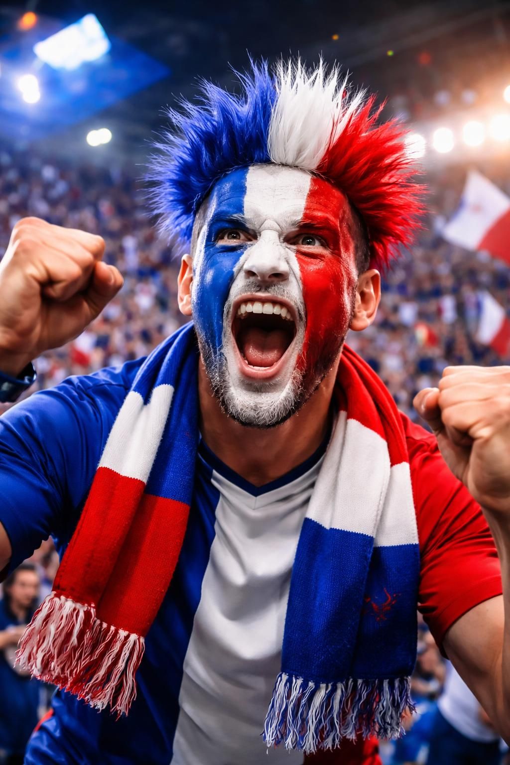 découvrez comment afficher fièrement les couleurs de la france avec un maquillage football stylé et tendance, parfait pour encourager votre équipe lors des matchs.