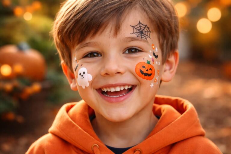 Maquillage halloween facile pour enfant : idées simples et rapides