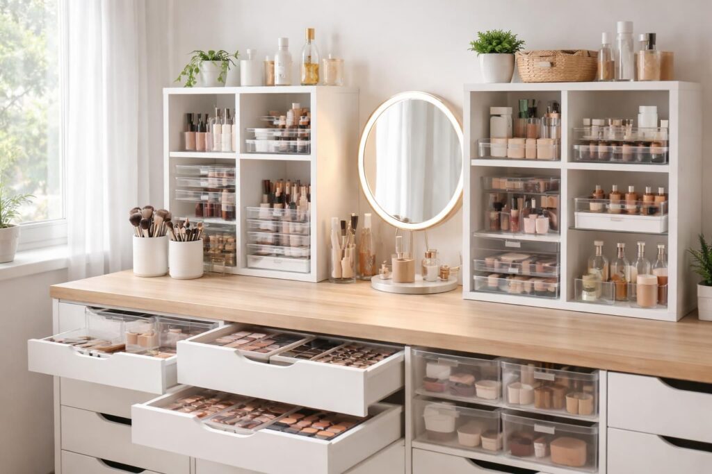 Rangement pour maquillage ikea : astuces et idées pratiques pour organiser votre espace